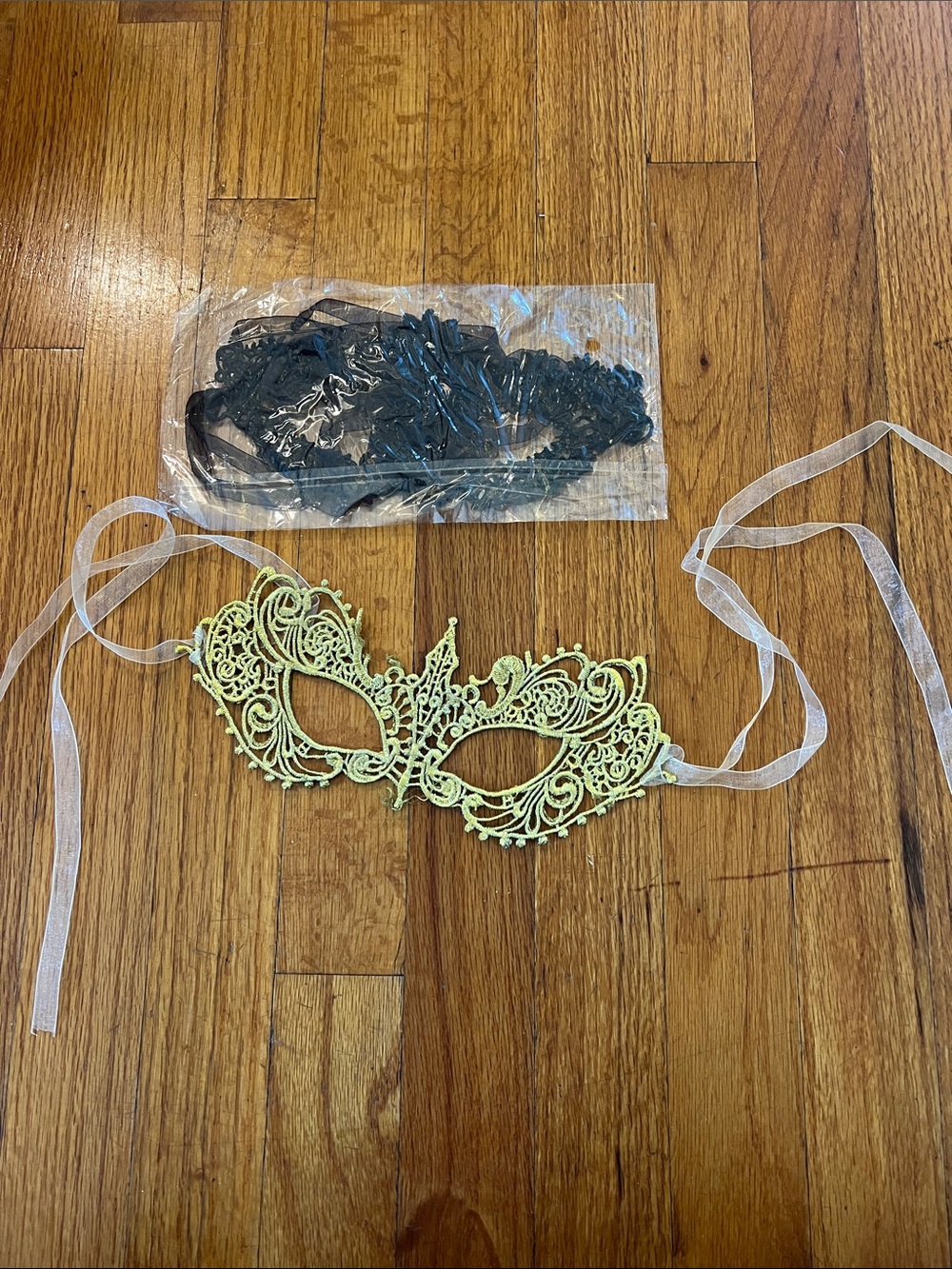 2 Lace Venetian Eye Mask